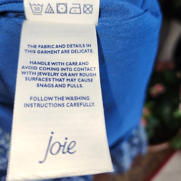 25251 Joie Parisian Paisley Tiered Dress Made in India - Picture 12 of 14